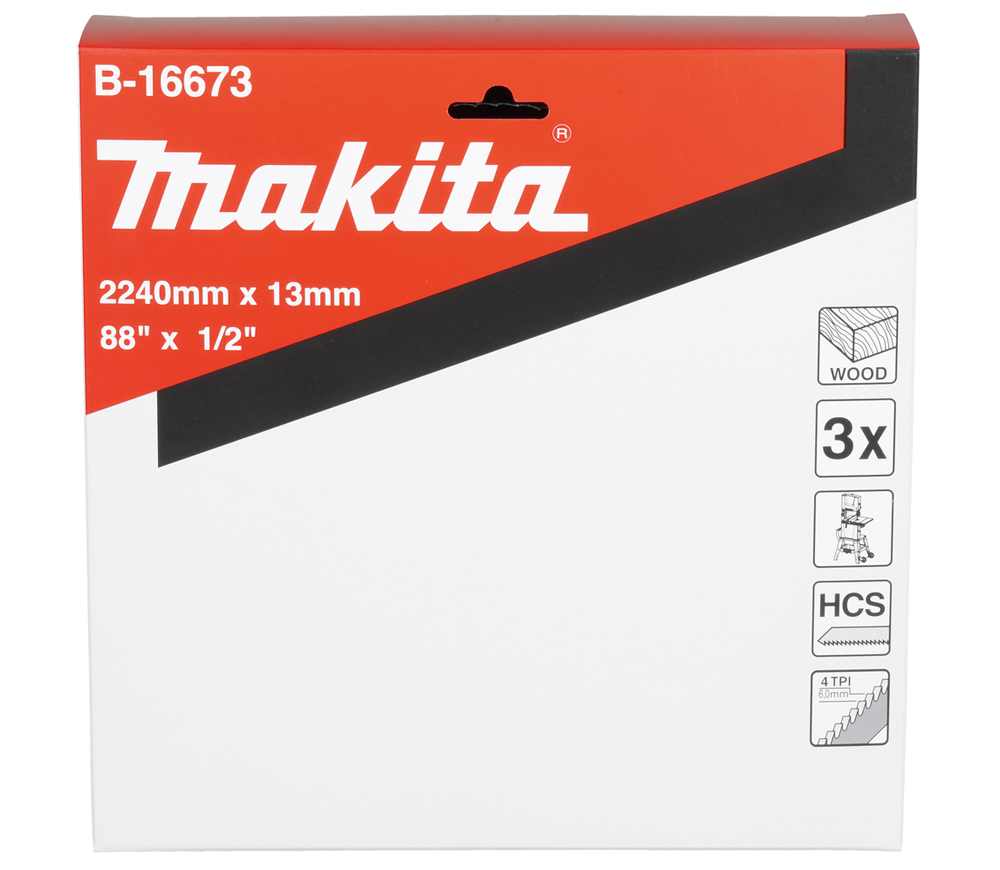 Lamă de ferăstrău cu bandă MAKITA B-16673 2240mm Lemn 3 buc-2