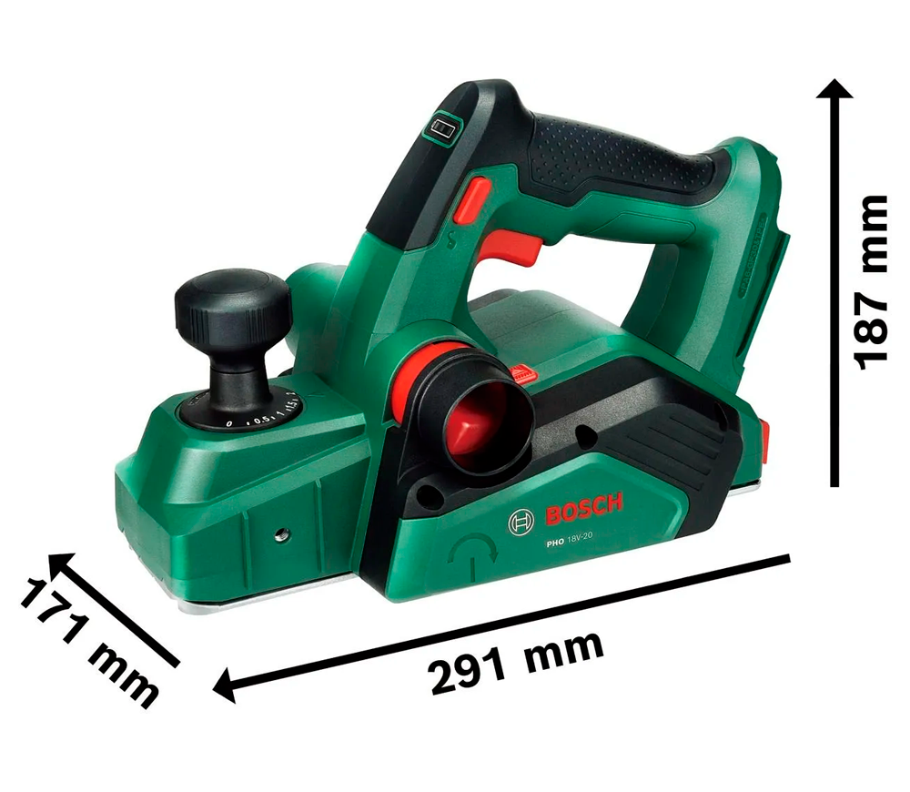 Rindea fără fir BOSCH PHO 18V-20 (Solo) 18V  82mm-3