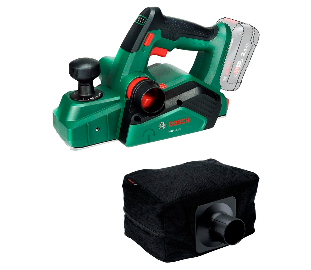 Rindea fără fir BOSCH PHO 18V-20 (Solo) 18V  82mm