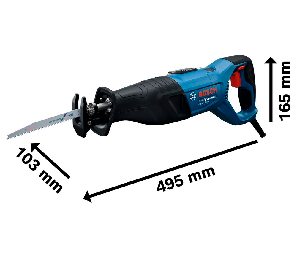 Fierăstrău sabie BOSCH GSA 12-30 Professional 1250w-2