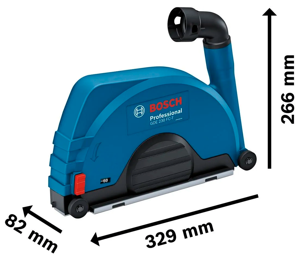Кожух для углошлифовальных машин BOSCH GDE 230 FC-T 230мм-2