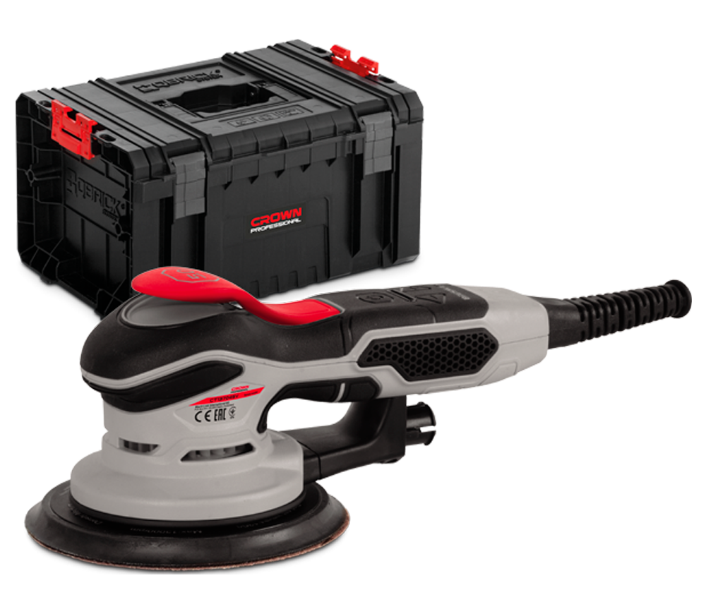 Mașină de șlefuit excentrică CROWN CT13704SV IMC 350w 150mm
