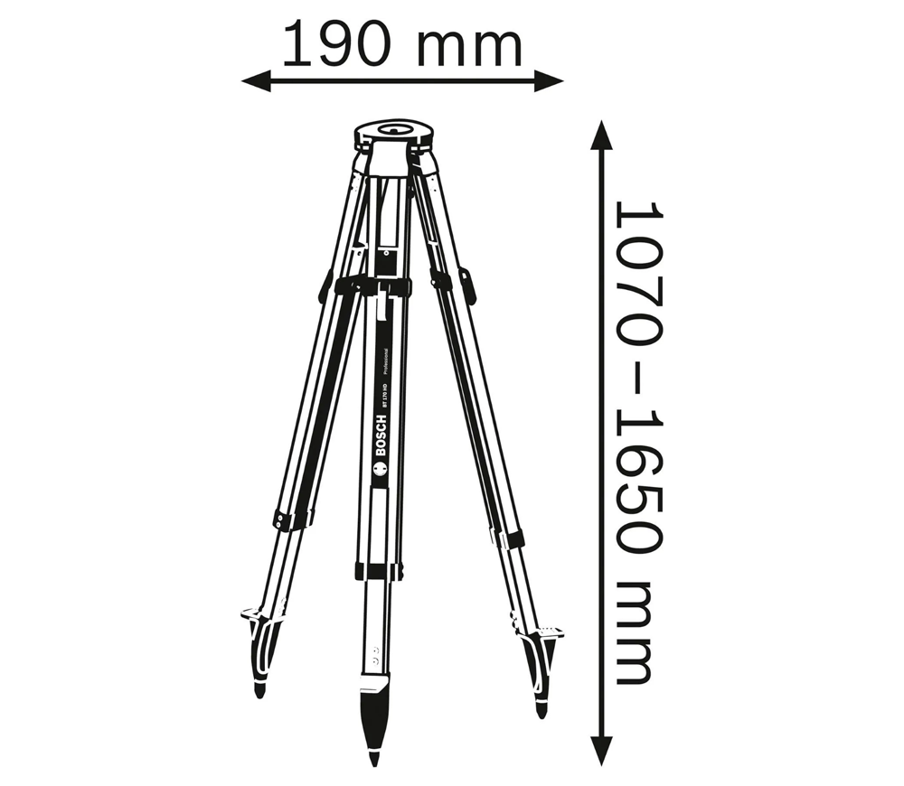 Штатив для нивелира BOSCH BT 170 HD 1.65m 5/8"-2