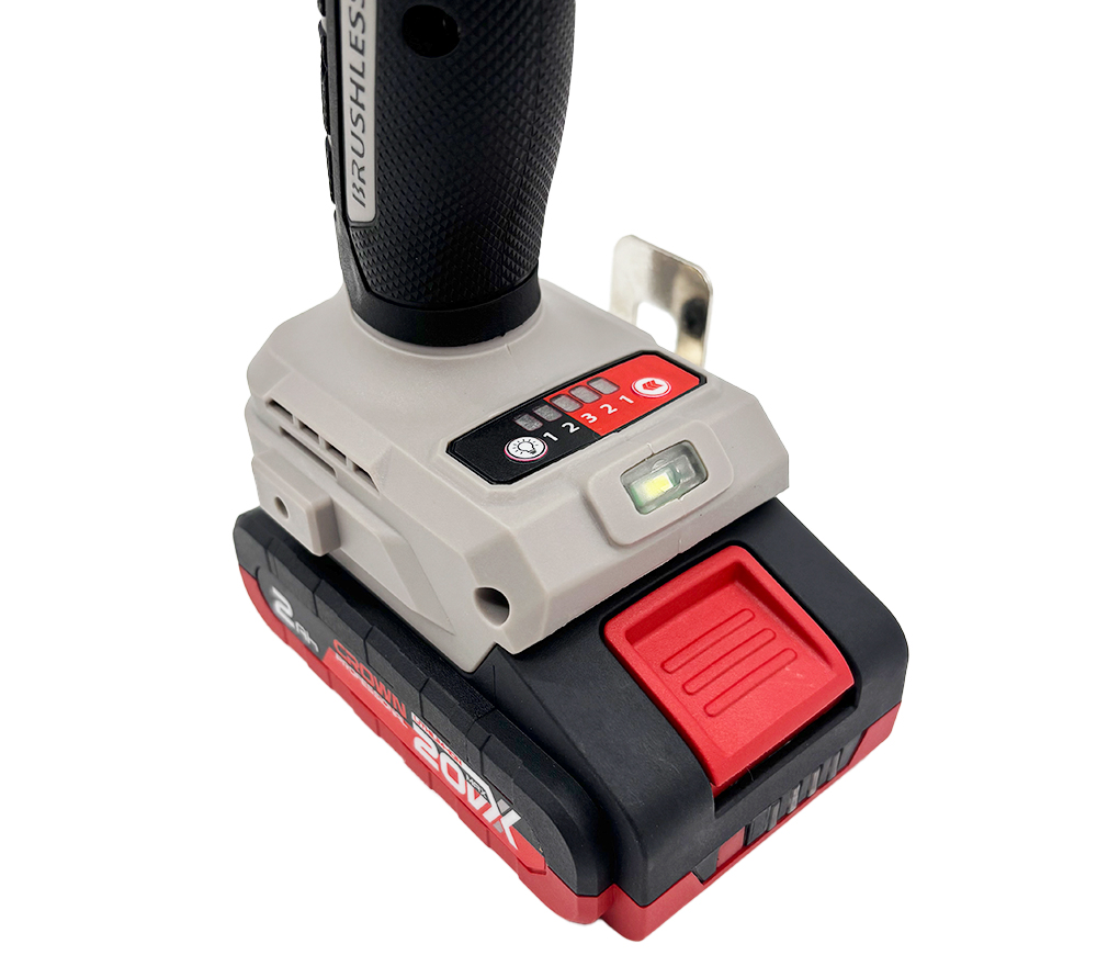 Mașină de înșurubat cu acumulator CROWN CT21128HMX-2 IMC 20V 2Ah-6