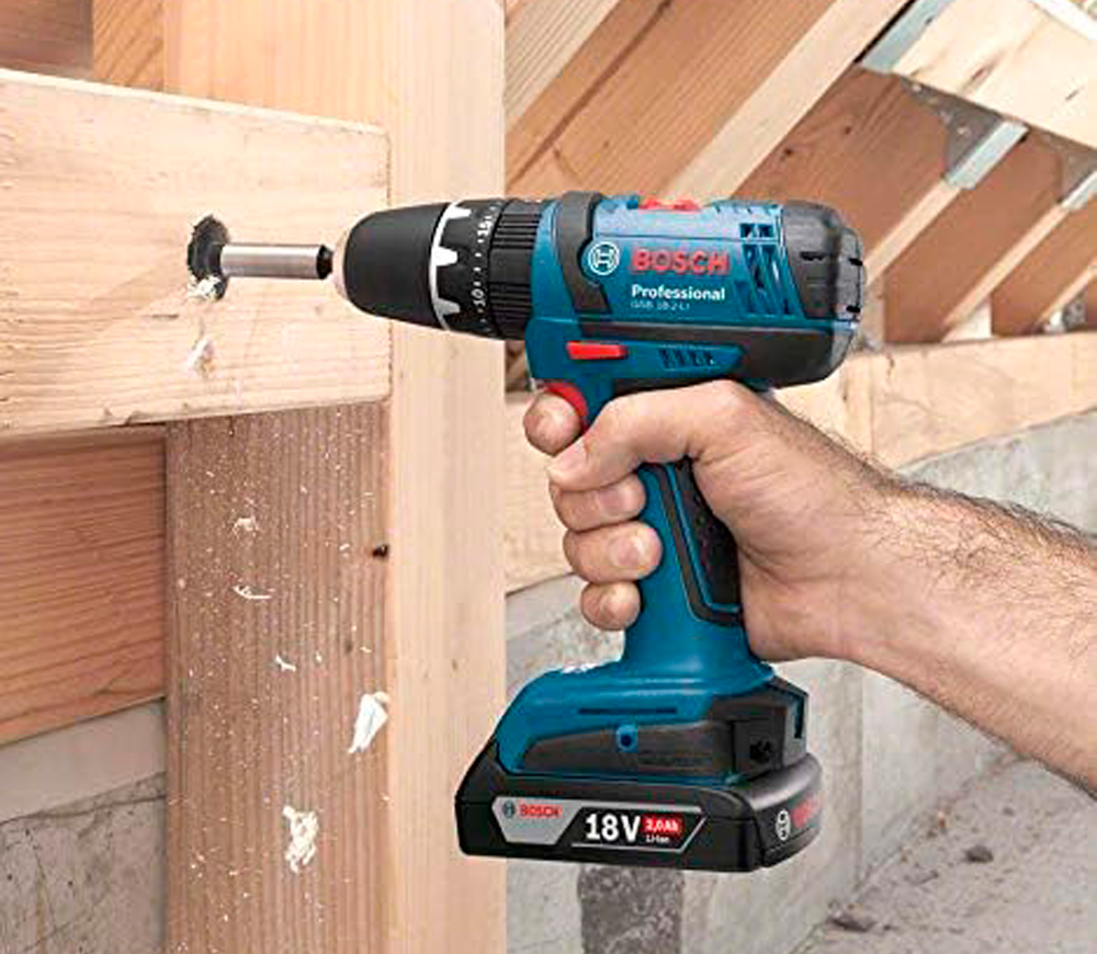 Mașină de înșurubat cu percuție cu acum. BOSCH GSB 18-2-LI 18V 2Ah-3