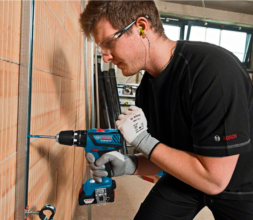 Mașină de înșurubat cu percuție cu acum. BOSCH GSB 18-2-LI 18V 2Ah-4