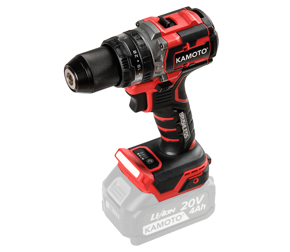 Mașină de înșurubat cu percuție cu acum. (fără bat) KAMOTO DB100 20V