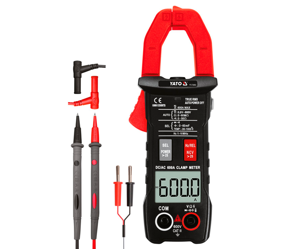 Clește de măsurat curentul YATO YT73093 0/600V 0/600A-5