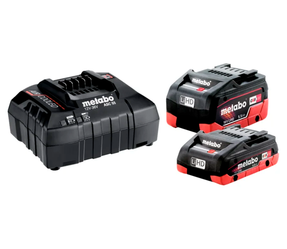 Încărcător cu 2 acumulatoare METABO 685160000 55w 12-36V 3/4A
