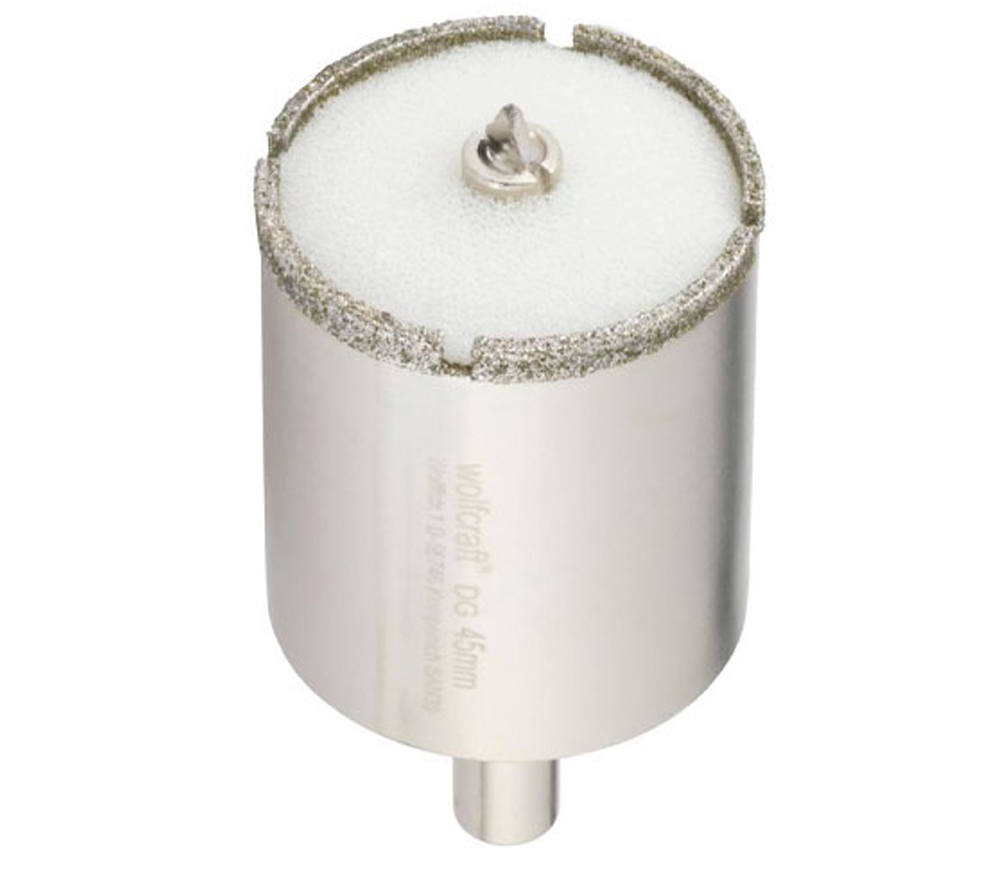 Carotă de găurit Wolfcraft 5928000 Diamantată 45mm
