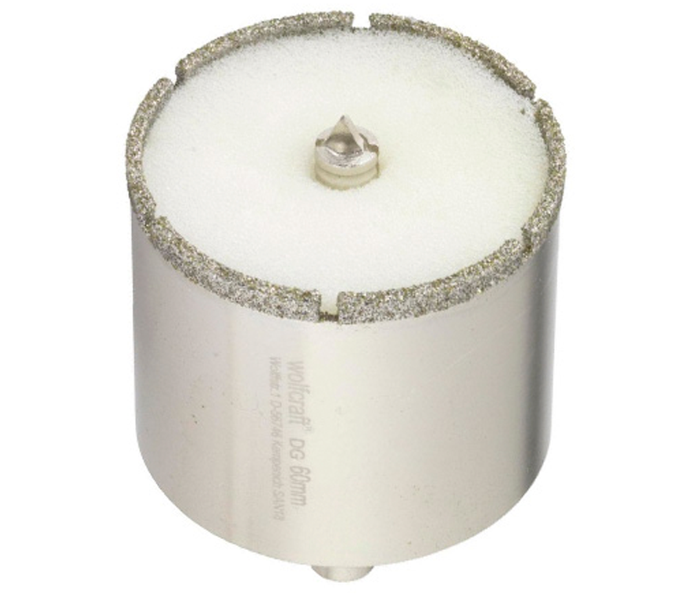 Carotă de găurit Wolfcraft 5940000 Diamantată 60mm