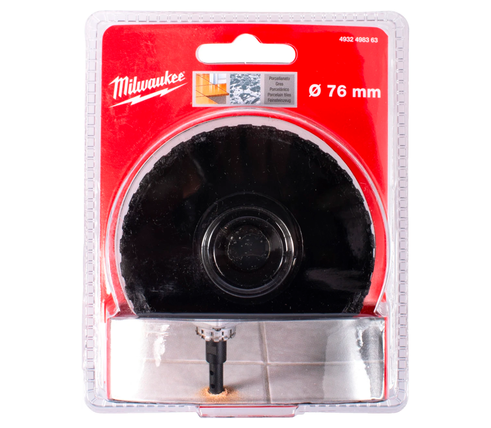 Carotă de găurit MILWAUKEE DIAMOND MAX Diamantată 76mm-3