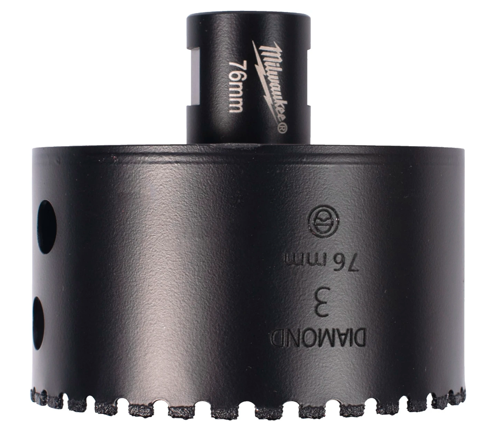 Carotă de găurit MILWAUKEE DIAMOND MAX Diamantată 76mm