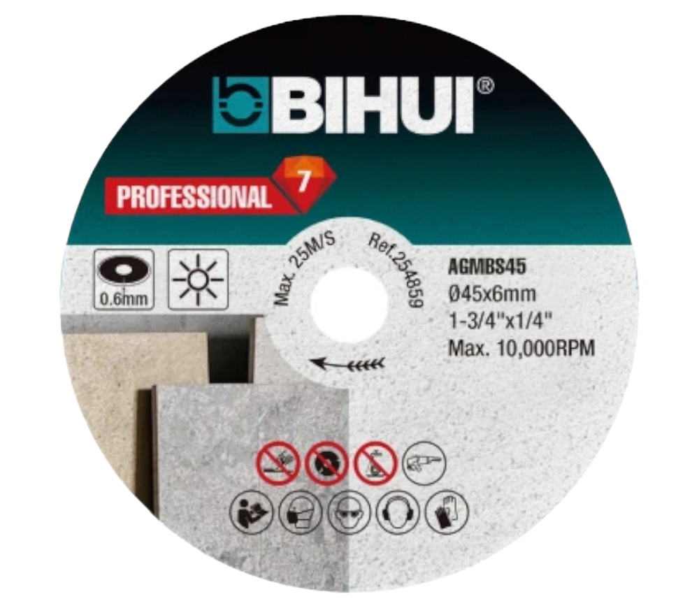 Disc diamantat mini BIHUI AGMBS45 45mm Solid Ceramică/Marmura/Granit