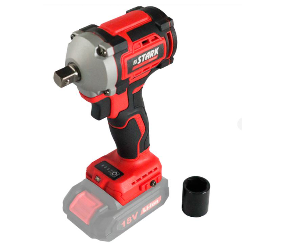 Mașină de înșurubat cu impact cu acumulator (fără bat) STARK 210018021 18V 3Ah 400Nm
