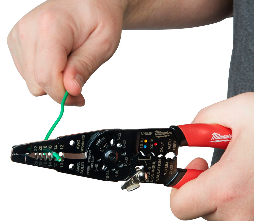 Clești pentru îndepărtare izolație MILWAUKEE Wire Stripping Plier-4