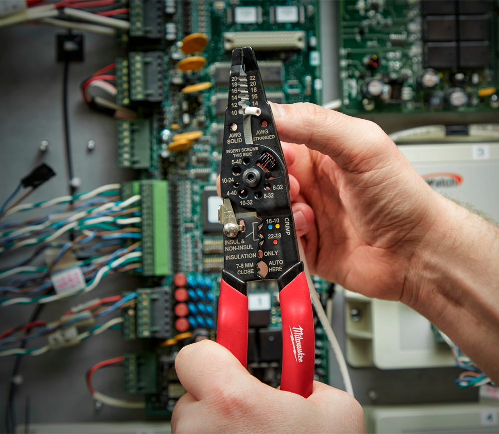 Clești pentru îndepărtare izolație MILWAUKEE Wire Stripping Plier-2