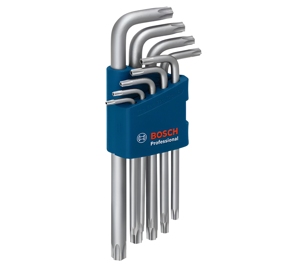 Set 9 chei de tip stea (Torx) BOSCH 1600A01TH4 T10xT50