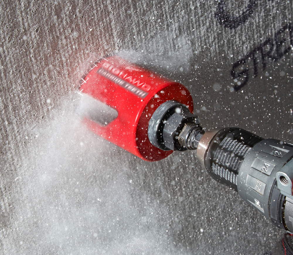 Carotă de găurit MILWAUKEE Big Hawg Din carbură pe multimaterial 57mm-4