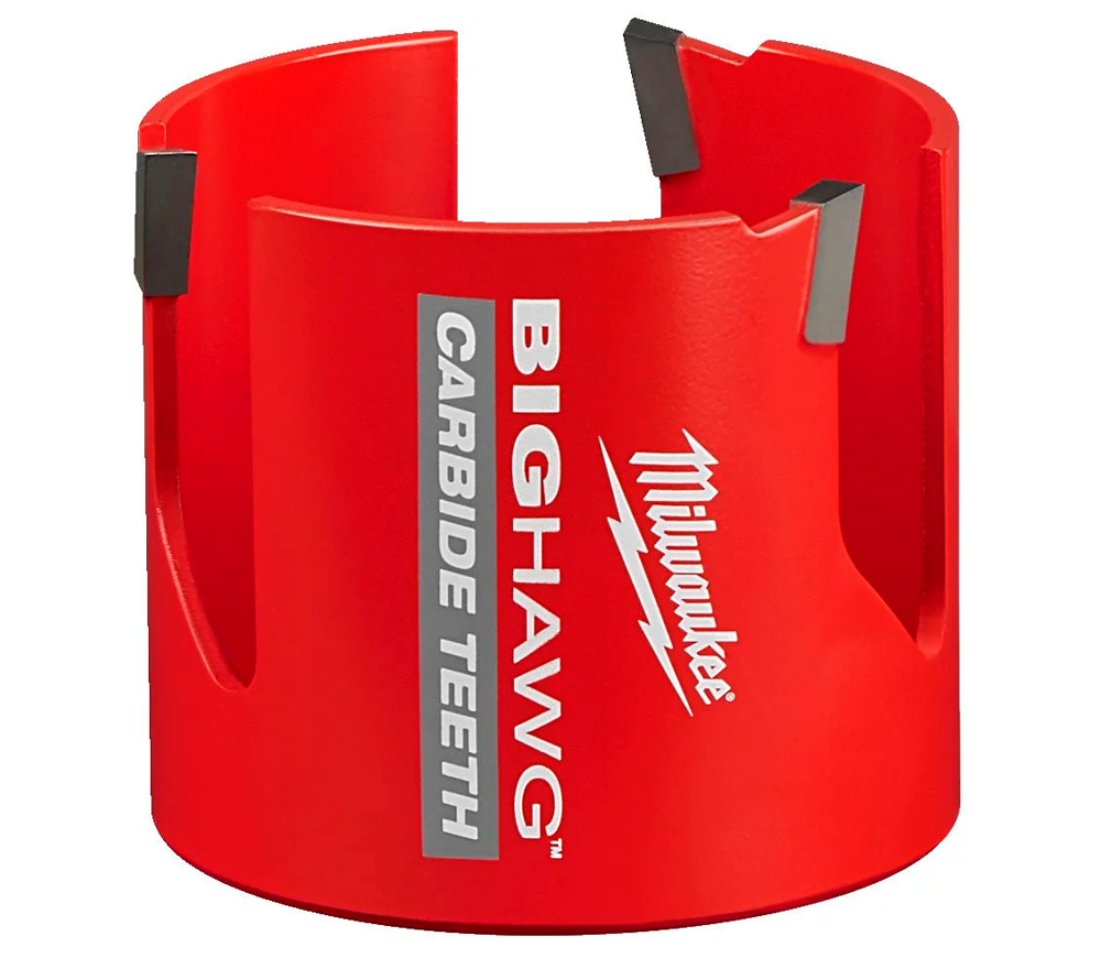 Carotă de găurit MILWAUKEE Big Hawg Din carbură pe multimaterial 76mm
