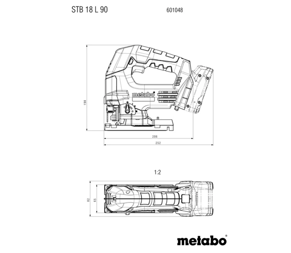 Fierăstrău pendular cu acumulator (fara bat) METABO STB 18 L 90 18V-5