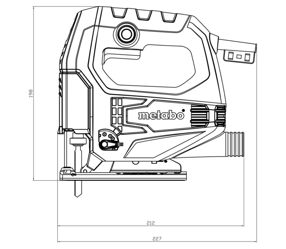 Fierăstrău pendular METABO STEB 65 Quick 450w-2