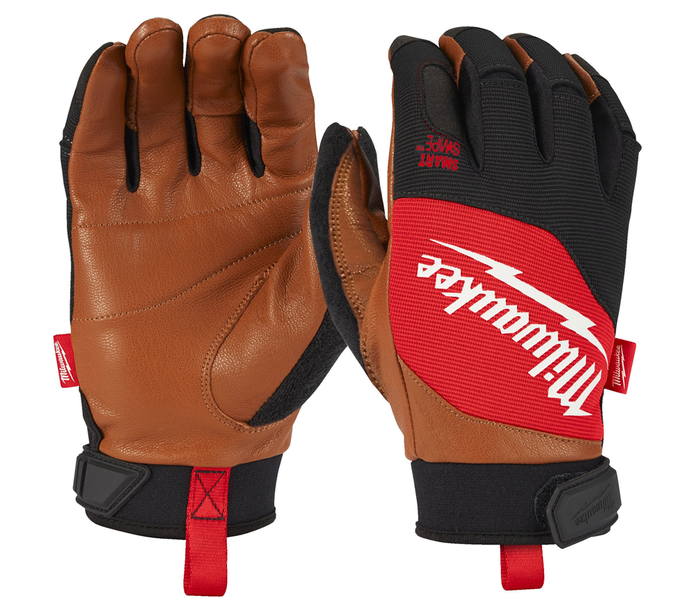 Mănuși de lucru din piele MILWAUKEE Hybrid Leather 8/M