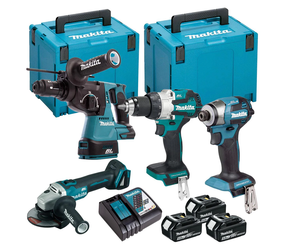 Set 4 unelte cu acumulator MAKITA DLX4195JX1