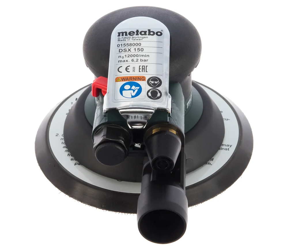 Mașină de șlefuit excentrică pneumatică METABO DSX 150 6.2bar-8