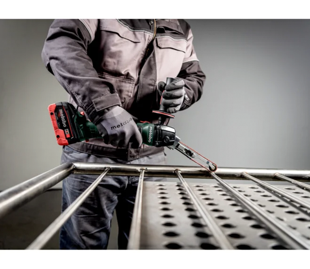 Mașină de șlefuit cu bandă fără fir (fără bat) METABO BFVB 18 LTX BL 90 18V-5
