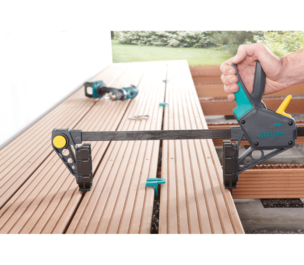 Clemă de fixare Wolfcraft 6985000 Cu fixare rapidă 100mm 450mm-4