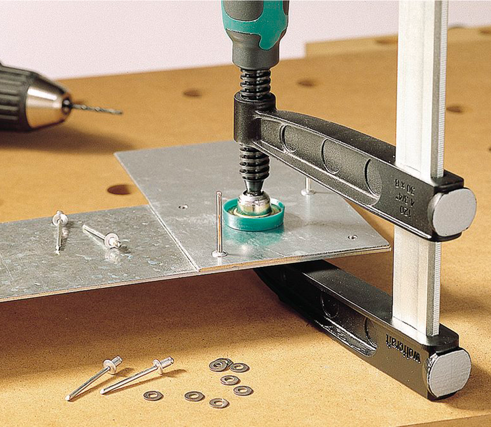Clemă de fixare Wolfcraft SZ 80-300 Forma-F 80mm 300mm-3