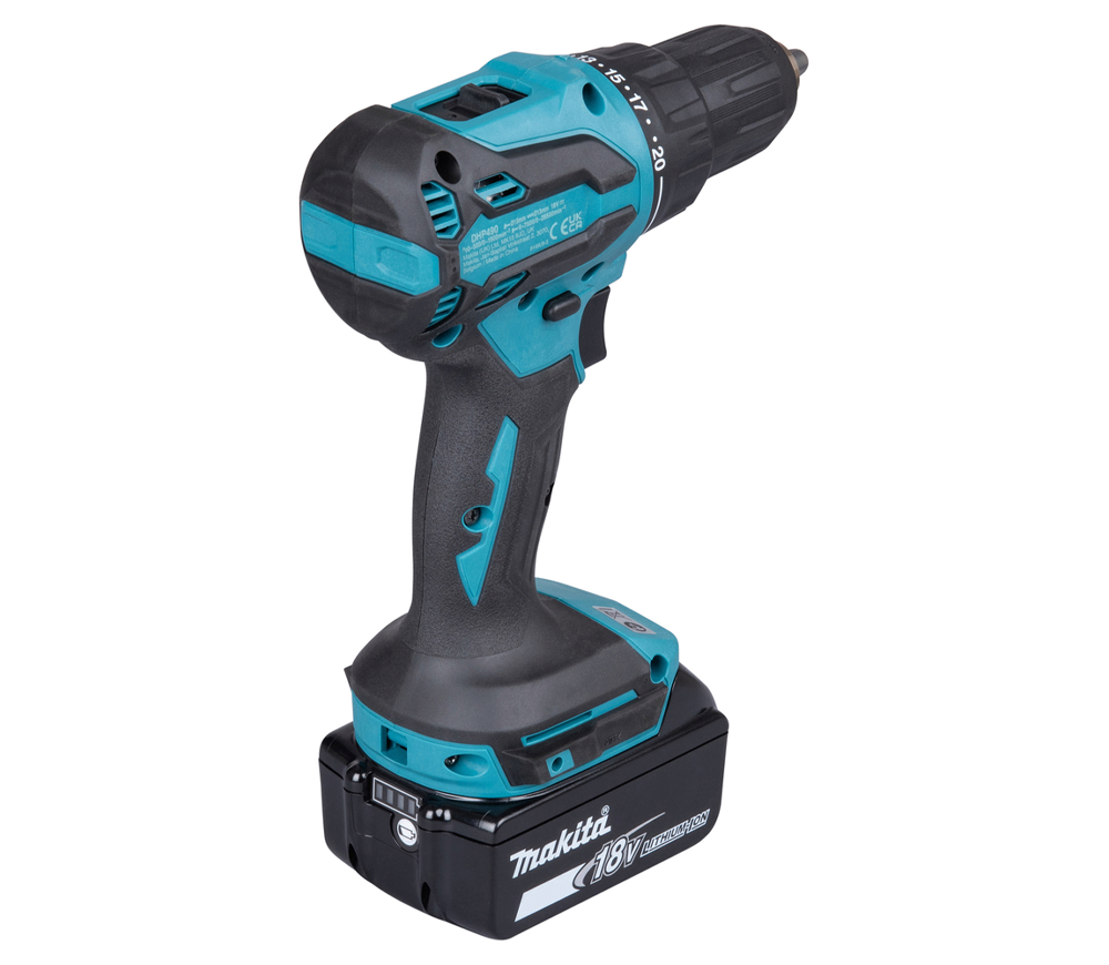 Mașină de înșurubat cu percuție cu acum. MAKITA DHP490WVE 18V 2Ah-5