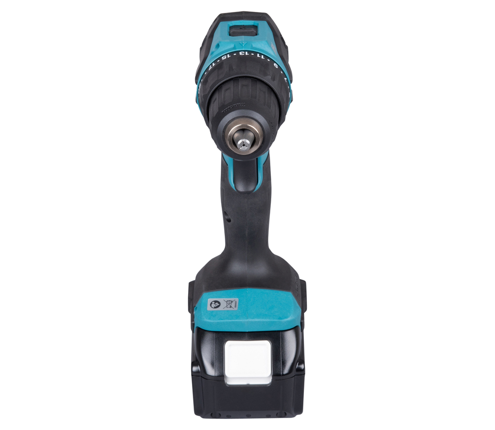 Mașină de înșurubat cu percuție cu acum. MAKITA DHP490WVE 18V 2Ah-8
