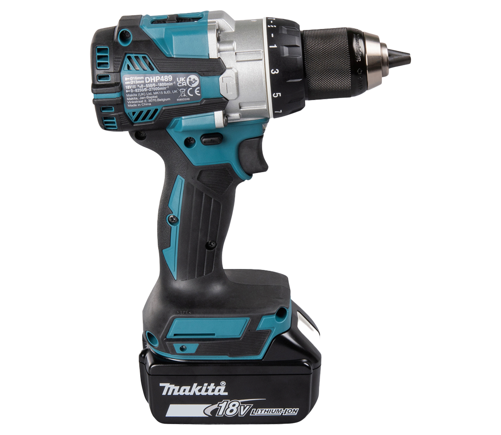 Шуруповёрт аккумуляторный ударный MAKITA DHP489RTJ 18В 5Ач-7