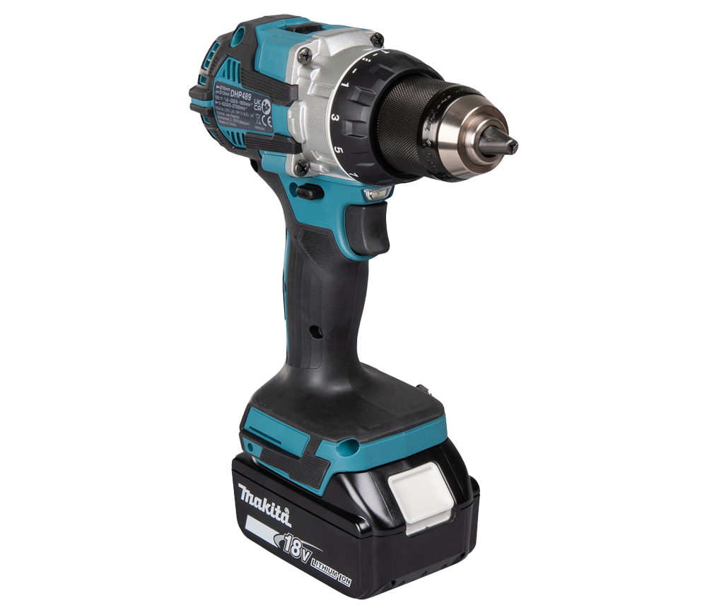 Шуруповёрт аккумуляторный ударный MAKITA DHP489RTJ 18В 5Ач-8