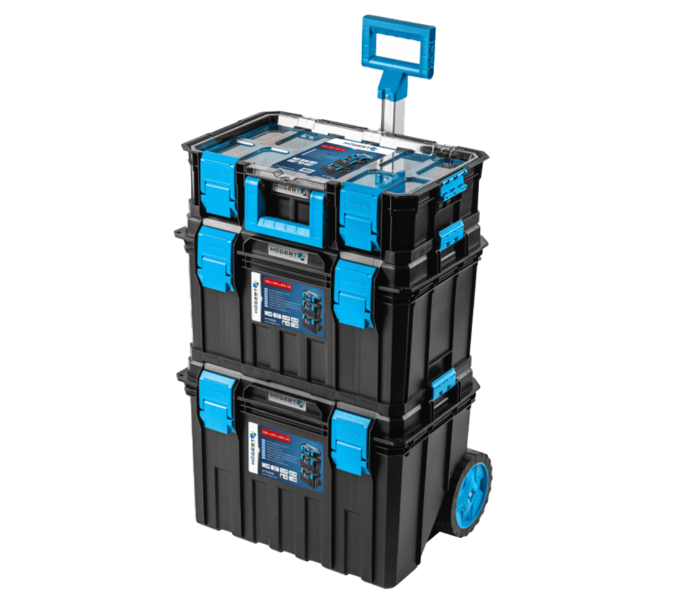 Cărucior modular pentru scule HOEGERT HT7G500 Plastic