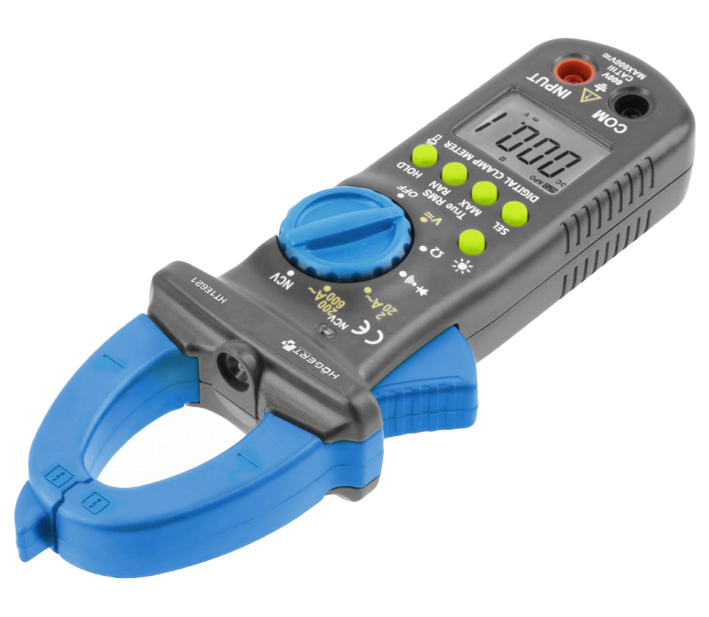 Clește de măsurat curentul HOEGERT HT1E621 0/600V 0/600A
