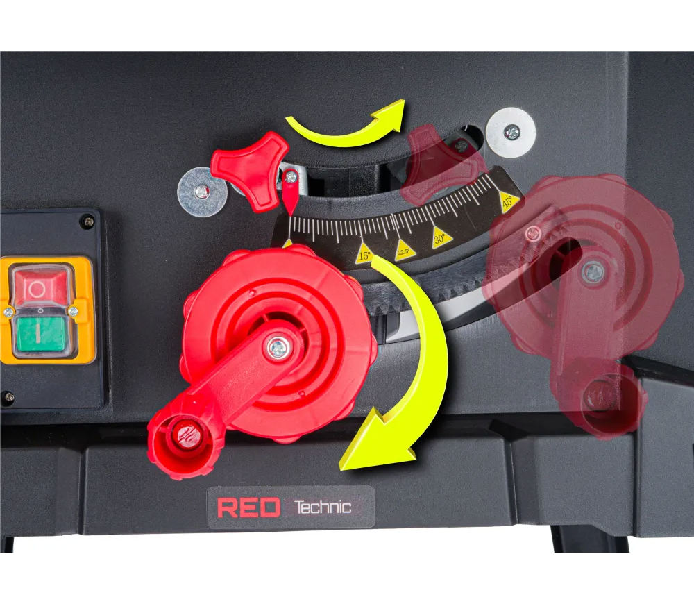 Fierăstrău circular de masă RED Technic RTPSD0081 3400w 254mm-14