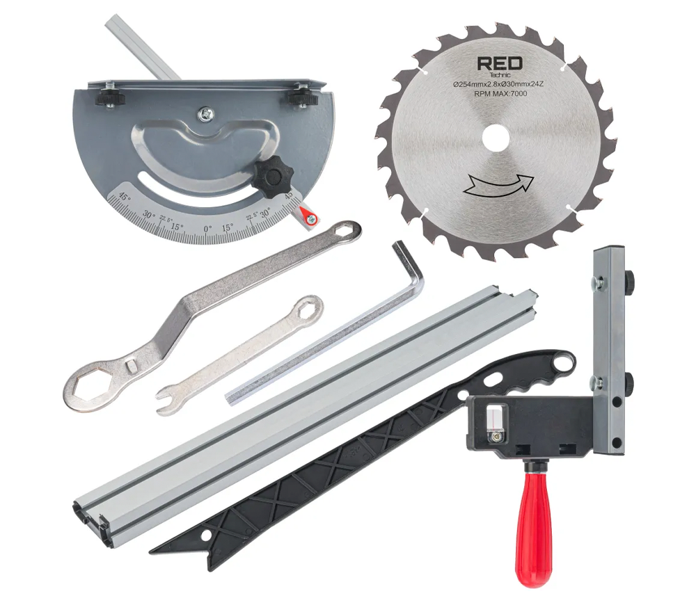 Fierăstrău circular de masă RED Technic RTPSD0081 3400w 254mm-15