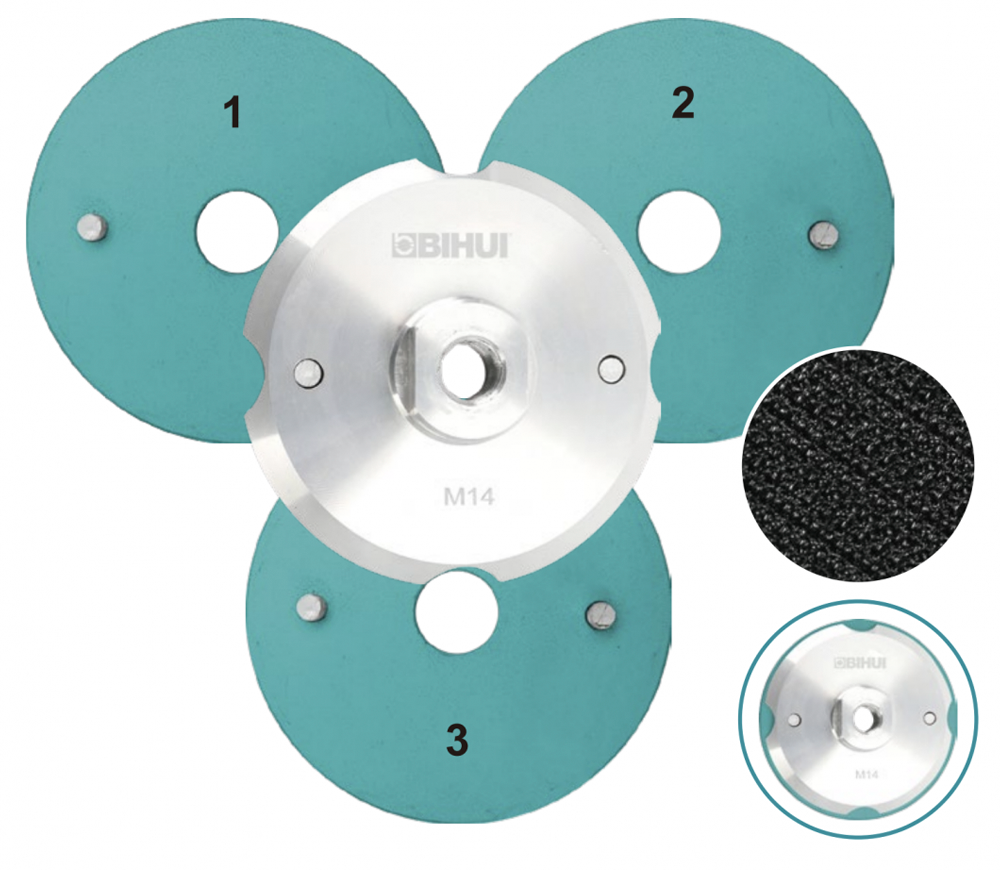 Set suport magnetic BIHUI PLATFORM 100 mm DPPM4