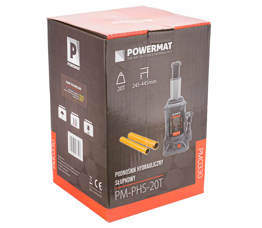 Домкрат POWERMAT PM-PHS-20T 245-445 мм 20000kg-5