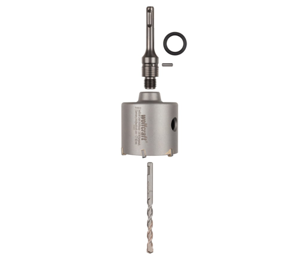 Carotă de găurit Wolfcraft 5459000 Din carbură 50mm-3