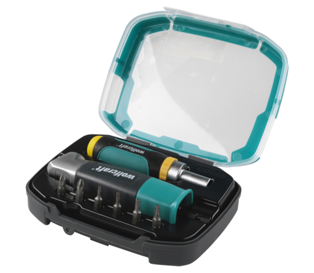 Set de biți cu adaptor unghiular Wolfcraft 1001000 PH/PZ/TX
