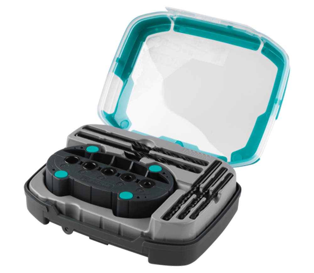 Set universal burghie cu ghidaj Wolfcraft 1000000