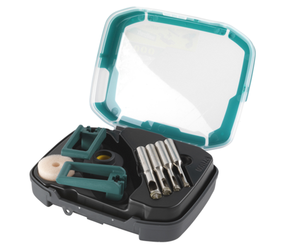 Set burghiuri pe ceramică Wolfcraft 8771000 5/6/8/10mm Diamant