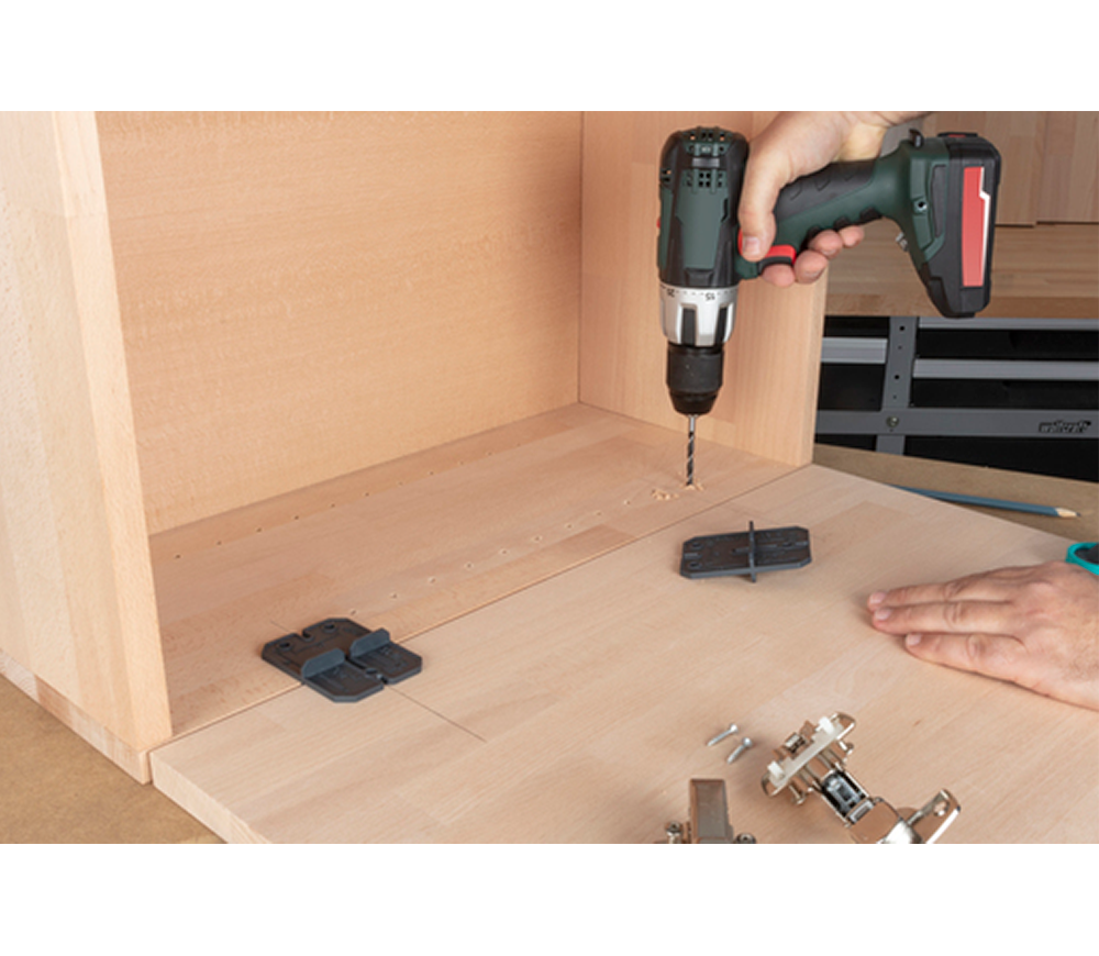 Set instalare balamale Wolfcraft 4656000 5/35mm Oțel-4
