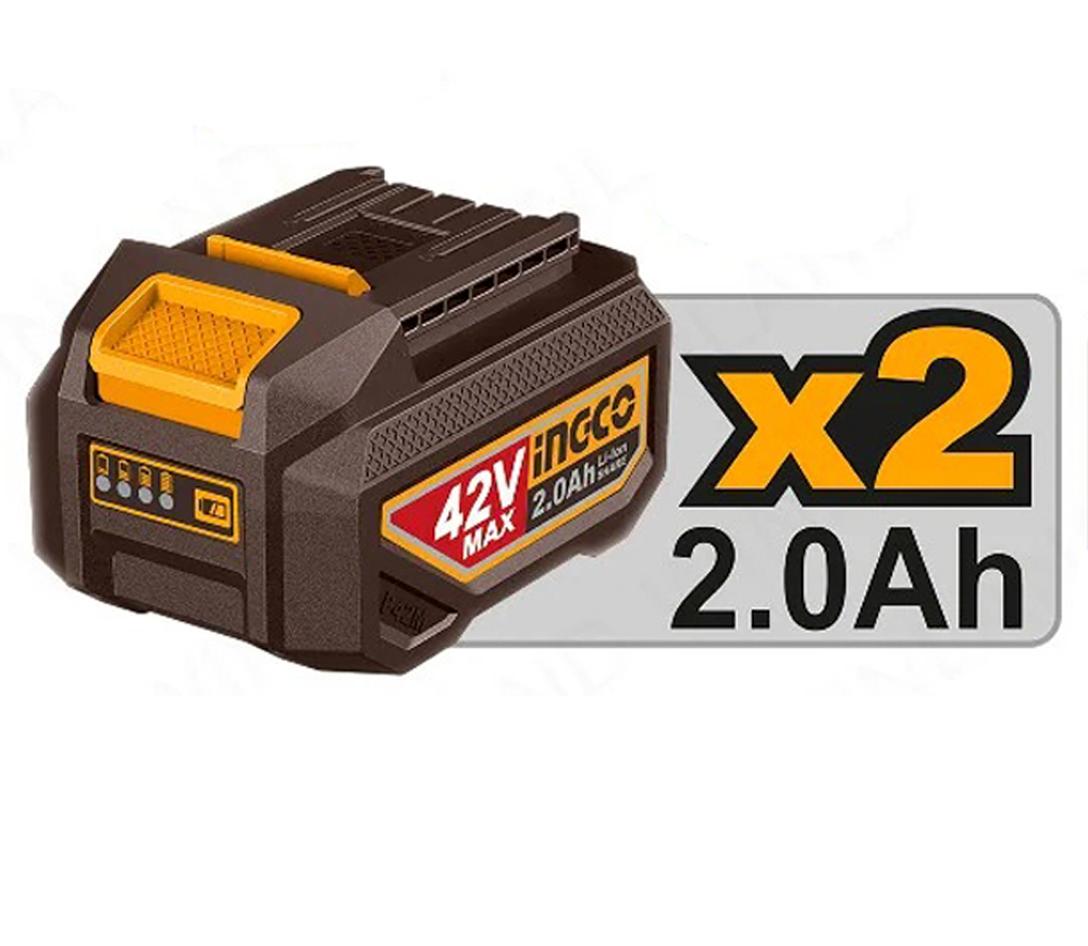 Перфоратор аккумуляторный INGCO CRHLI422682 2.5Дж 42В 2.5Ач-2