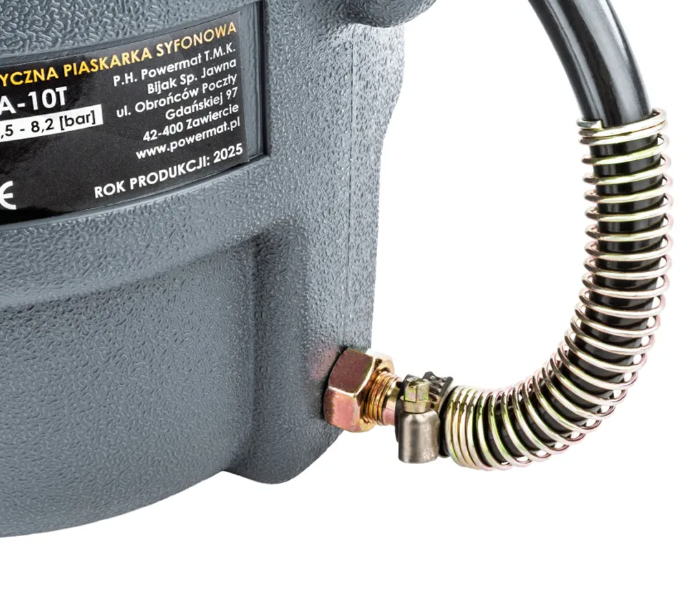 Aparat de sablat pneumatic tip sifon POWERMAT PM-PIA-10T 4/5/6/7mm 8.2bar-4
