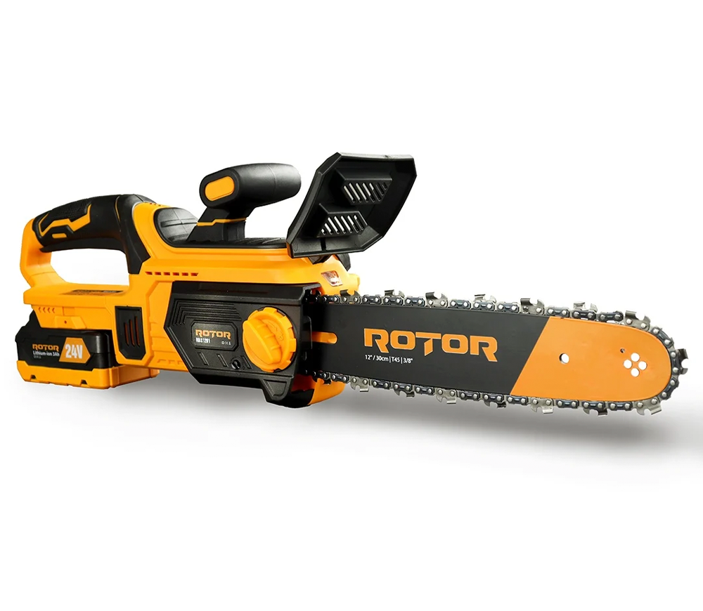 Цепная пила аккумуляторная ROTOR RBS1201 300мм 24В 3Ач-2